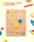 Wooden Letters Practicing Board, Double-Sided Alphabet Tracing Tool Learning to Write ABC Educational Toy Game Fine Motor Montessori Gift for Preschool 3 4 5 Years Old Kids
